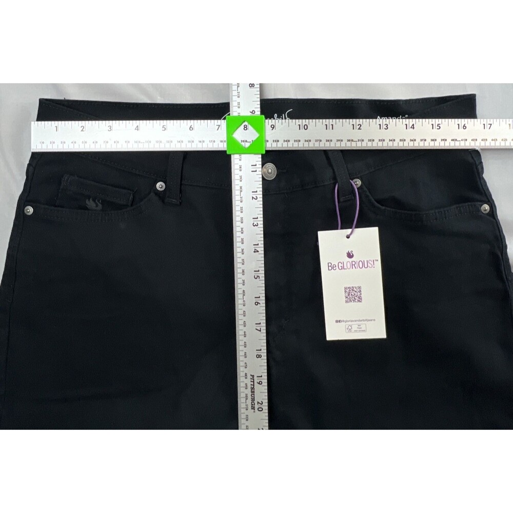 Gloria Vanderbilt Black Amanda Capri 14P NWT - Picture 4 of 4